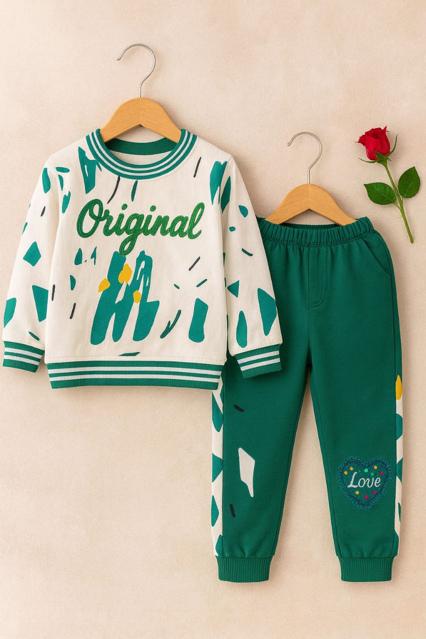 2-PIECEC FLEECE VALVET TRACKSUIT