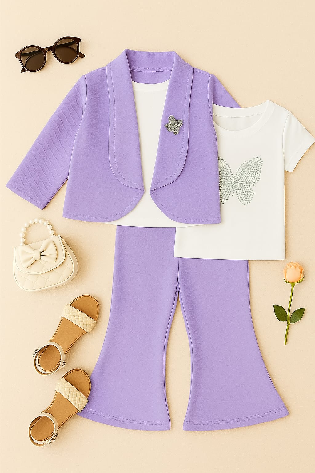 3-piece fancy coat set