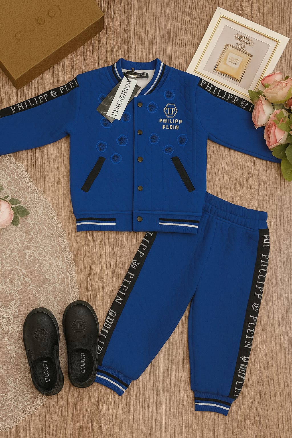 2-PIECE VELVET TRACKSUIT