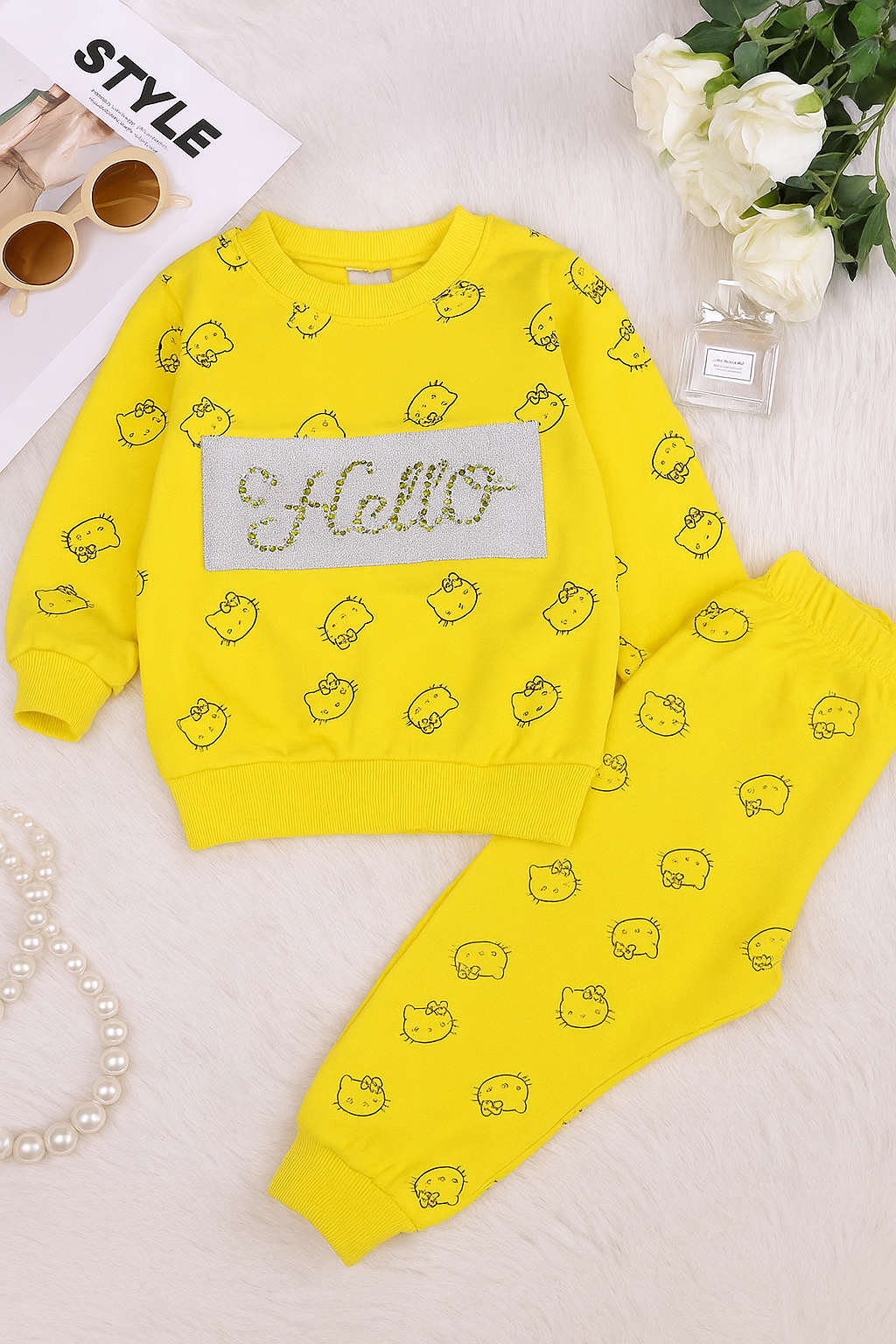 2-piece Frenchterry tracksuit