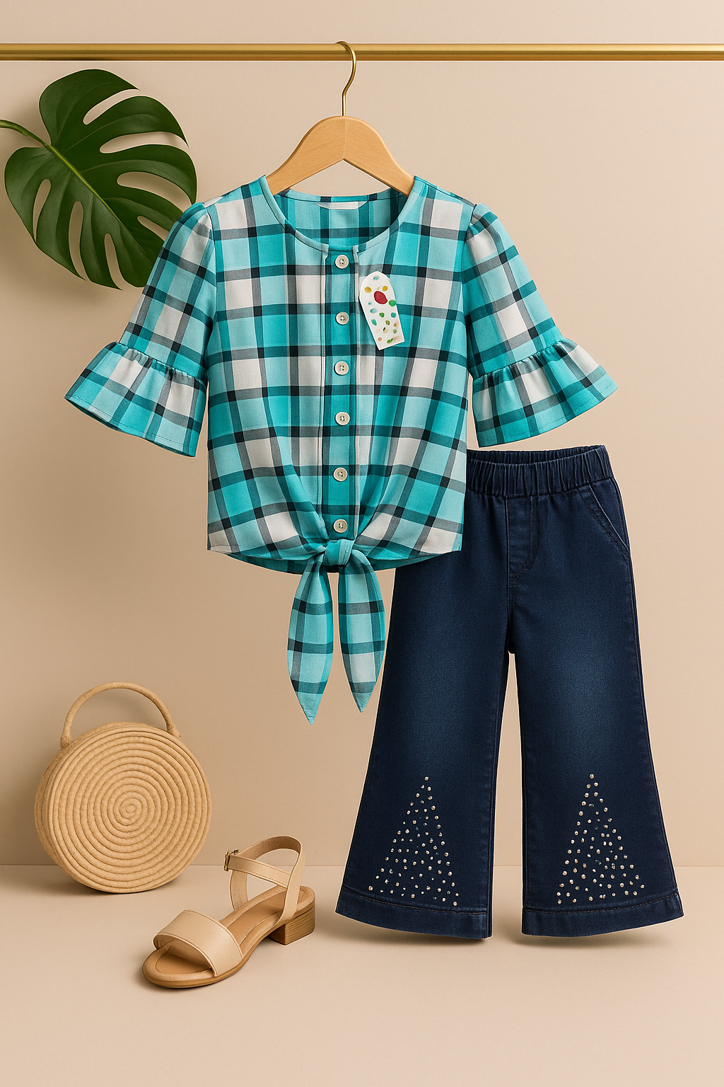 2-piece fancy pant shirt