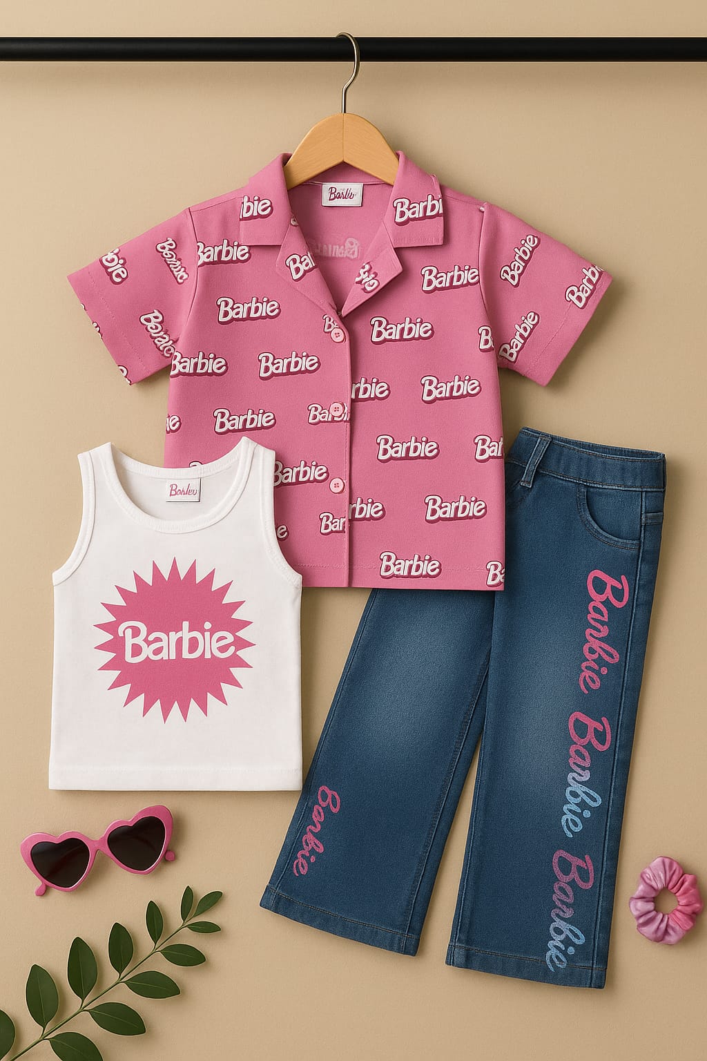 3-piece barbie suit