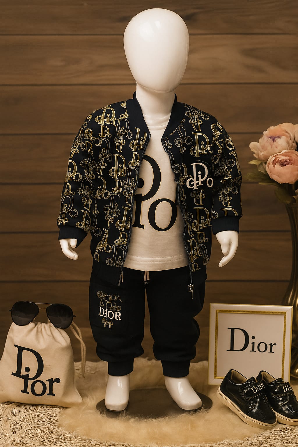 3-piece renchterry coat set