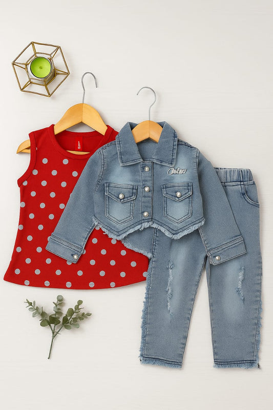 3-PIECE DANIM COTY ARTICAL