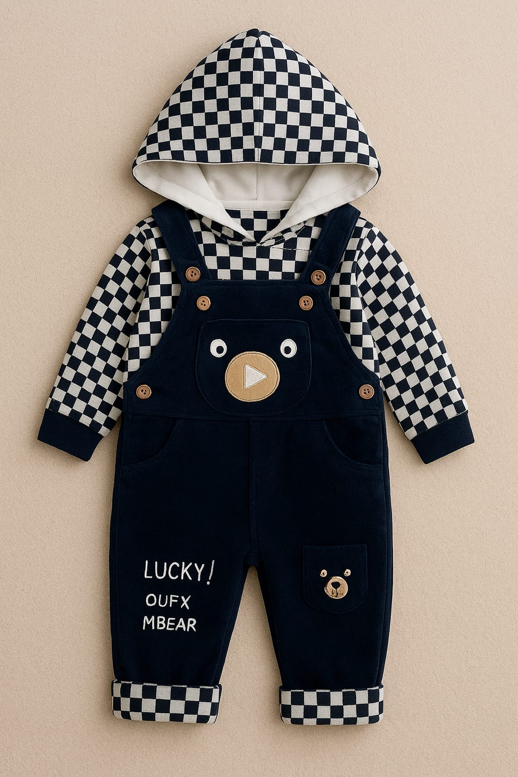 IMPORTED VALVET FLEECE ROMPERS