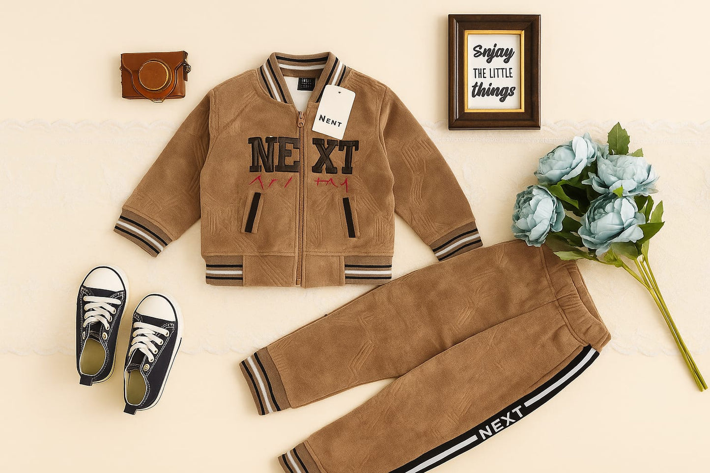 2-PIECE VELVET TRACKSUIT