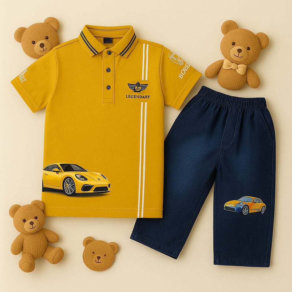 2 -Piece Polo Shirt With Danim