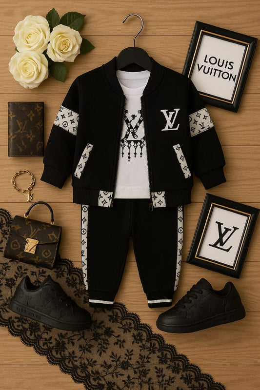 3-piece fancy coat set