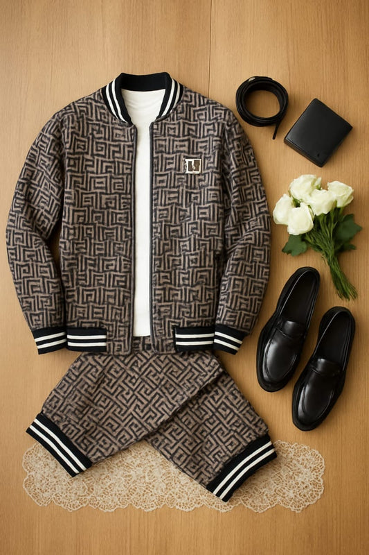 3-piece fancy coat set