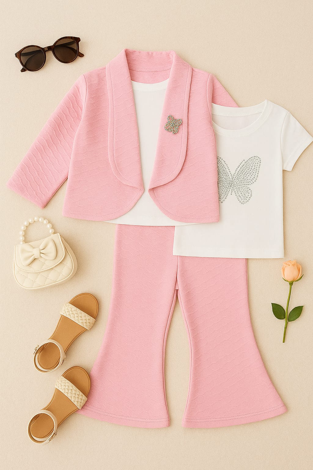 3-piece fancy coat set