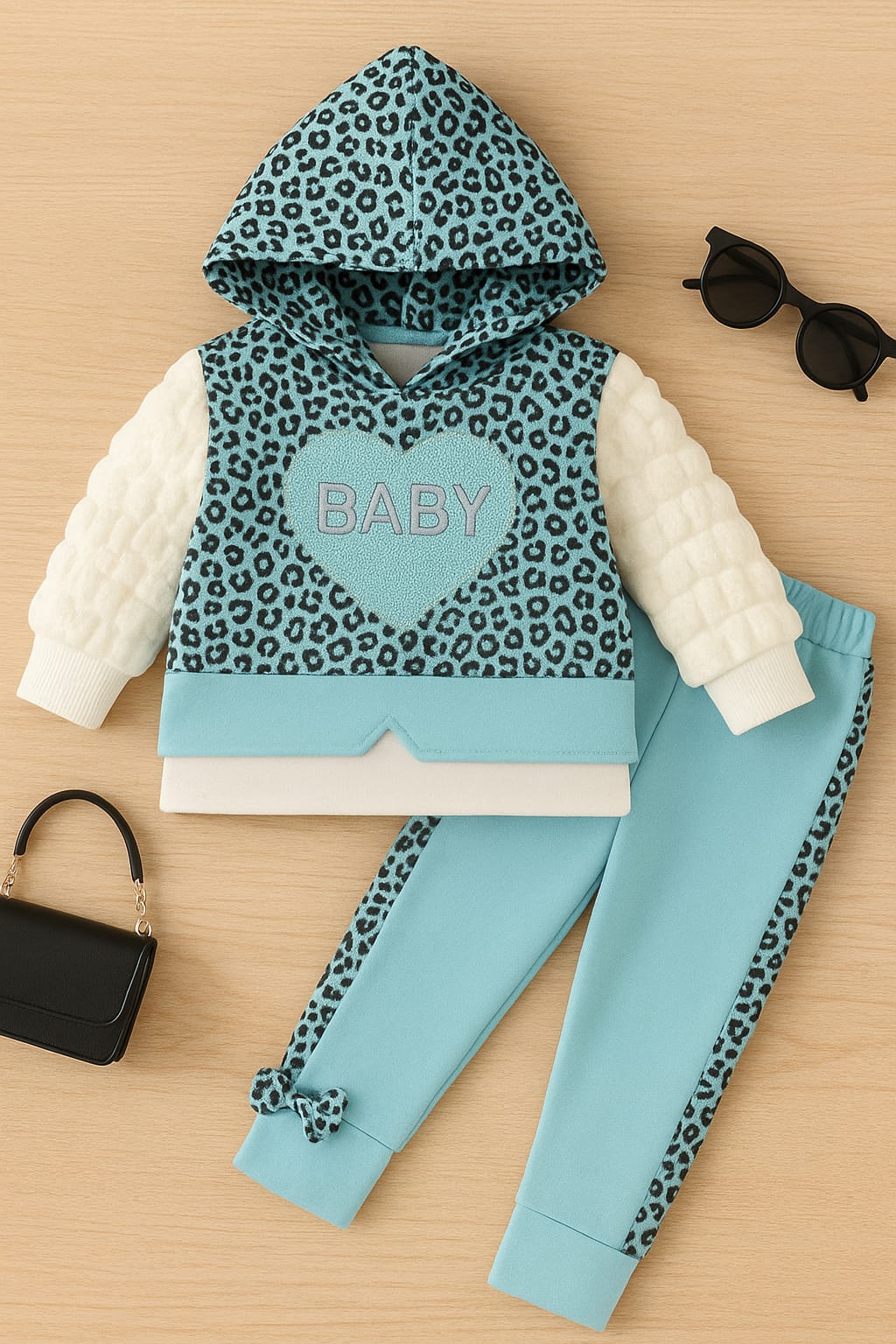 3-piece hooded stylish outfit