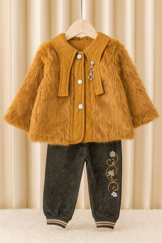 2-PIECE RABBIT WOOL FLEECE ARTICALS