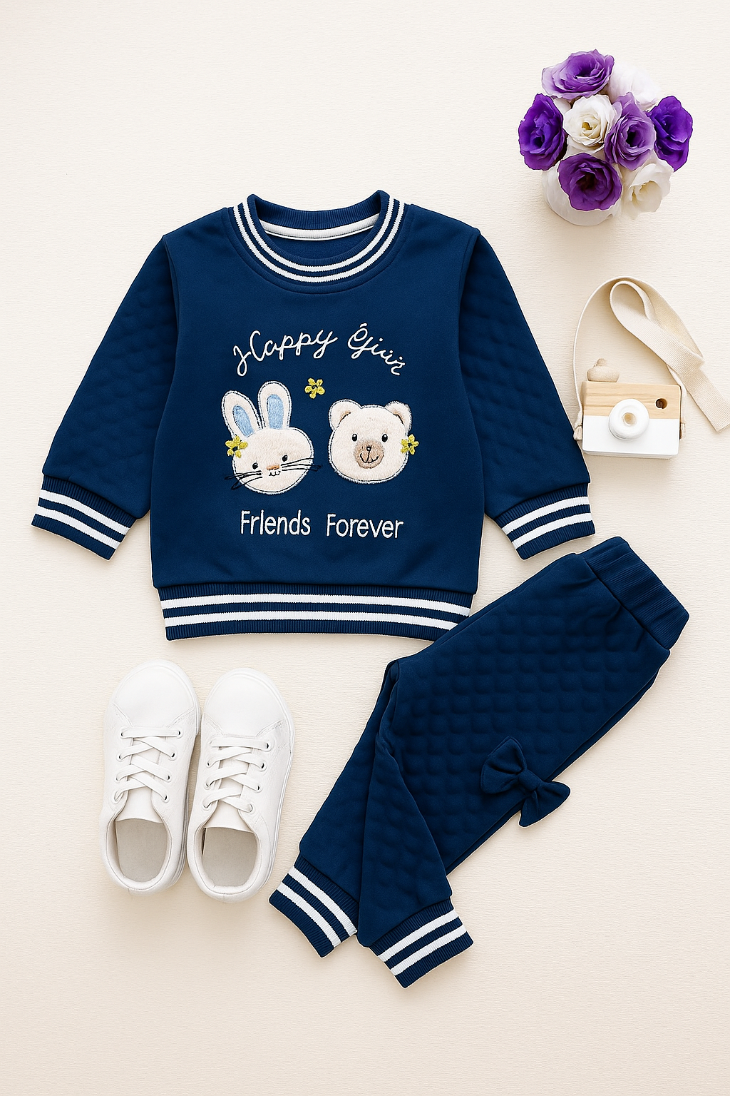 2- piece French terry tracksuit suit