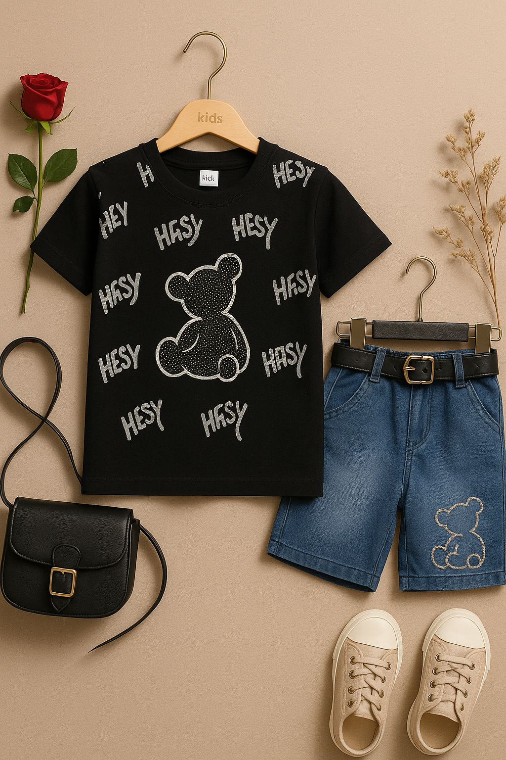 2-piece fancy nikar shirt