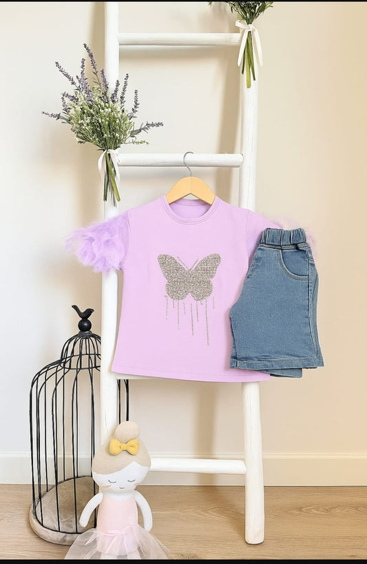 2-piece fancy shirt with danim nikar