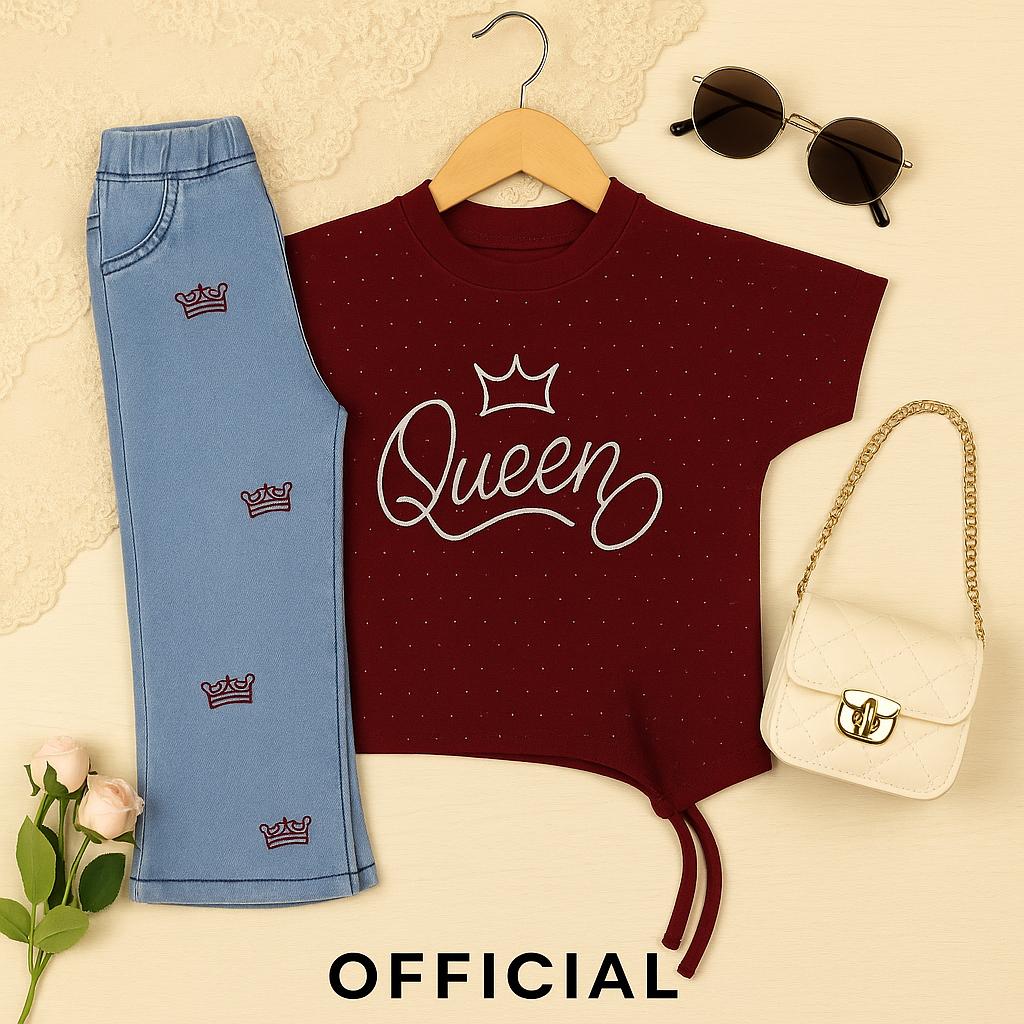 2 piece fancy pant-shirt