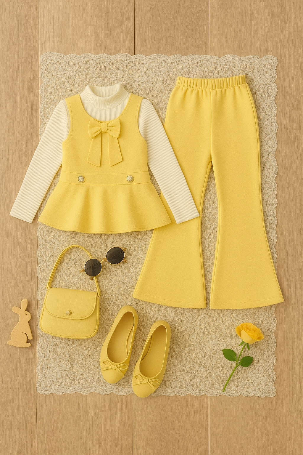 3 piece frock style set