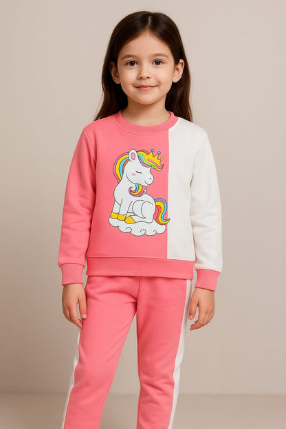 2-piece winter fleece track suits