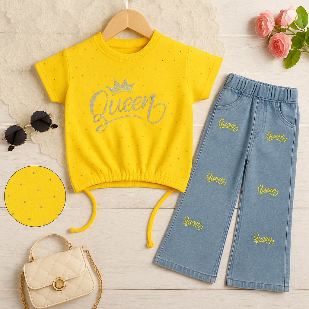 2 piece fancy pant-shirt